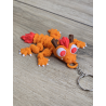 Brelokecz Smok 3d - Brelok Druk3d fidget Keychain mixGadzet