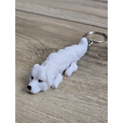Breloczek Great Pyrenees 3d - Seria Psów Brelok Druk3d fidget Keychain