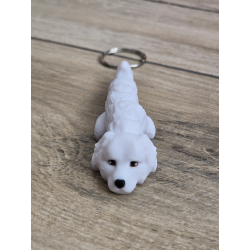 Breloczek Great Pyrenees 3d - Seria Psów Brelok Druk3d fidget Keychain