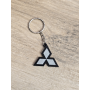 Breloczek Mitsubishi - Świeci w Nocy! 3d - Druk3d fidget Keychain mixGadzet