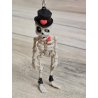 Breloczek stylowy szkielet – Brelok 3d - Druk3d fidget Keychain mixGadzet