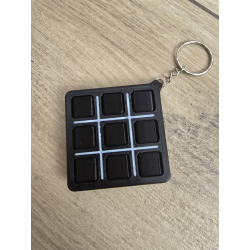 Brelok Gra Kółko i krzyżyk – Brelok 3d - Druk3d fidget Keychain mixGadzet