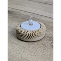 Elegancki świecznik drukowany 3D + świeczka LED GRATIS! Druk3d mixGadzet