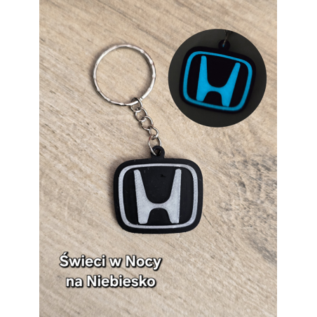 Breloczek Honda - Świeci w Nocy! 3d - Druk3d fidget Keychain mixGadzet