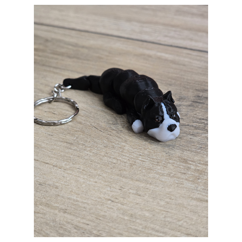 Breloczek American Bully 3d - Seria Psów Brelok Druk3d fidget Keychain