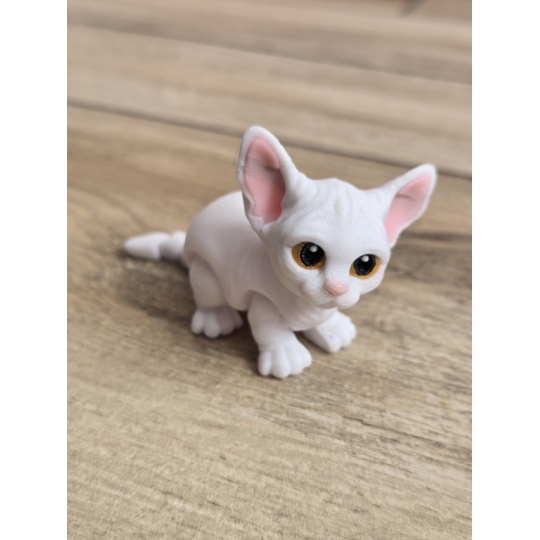 Figurka Kota Sphynx 3d - Druk3d fidget mixGadzet