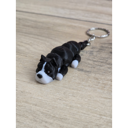 Breloczek American Bully 3d - Seria Psów Brelok Druk3d fidget Keychain