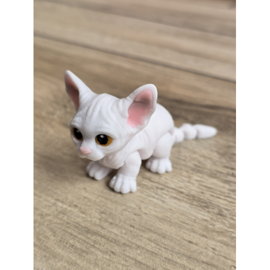 Figurka Kota Sphynx 3d - Druk3d fidget mixGadzet