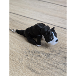 Breloczek American Bully 3d - Seria Psów Brelok Druk3d fidget Keychain