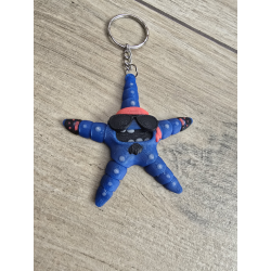 Breloczek Biker Starfish 3d - Brelok Druk3d fidget Keychain mixGadzet