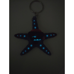 Breloczek Biker Starfish 3d - Brelok Druk3d fidget Keychain mixGadzet