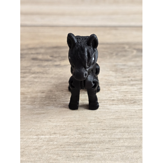 Mini figurka Konik Czarny 3d - Druk3d fidget mixGadzet