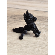 Mini figurka Konik Czarny 3d - Druk3d fidget mixGadzet