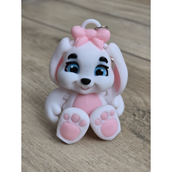 Breloczek Mrs Bunny Króliczek 3d - Brelok Druk3d fidget Keychain mixGadzet
