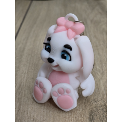 Breloczek Mrs Bunny Króliczek 3d - Brelok Druk3d fidget Keychain mixGadzet