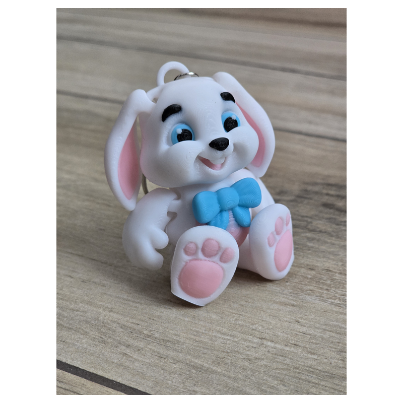Breloczek Mr Bunny Króliczek 3d - Brelok Druk3d fidget Keychain mixGadzet