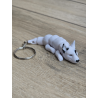 Breloczek Bull Terrier 3d - Seria Psów Brelok Druk3d fidget Keychain