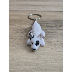 Breloczek Bull Terrier 3d - Seria Psów Brelok Druk3d fidget Keychain