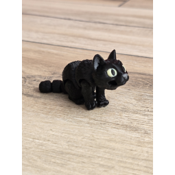 Mini figurka Czarnego Kota 3d - Druk3d fidget mixGadzet