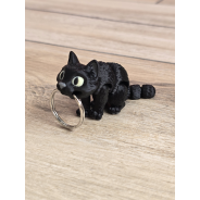 Breloczek Czarnego Kota 3d - Brelok Druk3d fidget Keychain mixGadzet