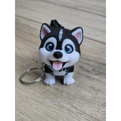 Breloczek Husky 3d - Piesek Dog Brelok Druk3d fidget Keychain mixGadzet