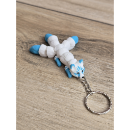 Uroczy Breloczek Lisek Fantasy - Brelok Druk 3D