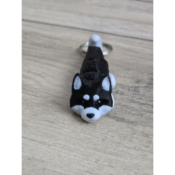Breloczek Alaskan Malamute 3d - Seria Psów Brelok Druk3d fidget Keychain
