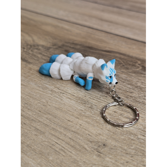 Uroczy Breloczek Lisek Fantasy - Brelok Druk 3D