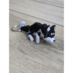 Breloczek Alaskan Malamute 3d - Seria Psów Brelok Druk3d fidget Keychain