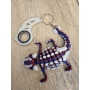 Świecący Keyspinner + Ankylozaur 2w1- KeyRambit KeyFlipper Druk3d Fidget