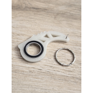 Świecący Keyspinner - Brelok Druk3d KeyRambit KeyFlipper fidget Keychain