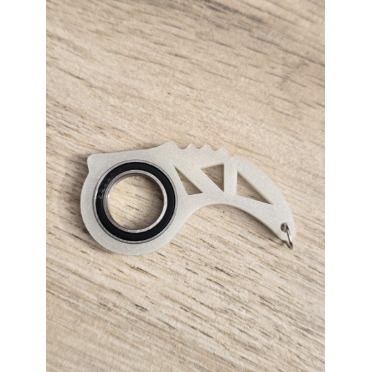Świecący Keyspinner - Brelok Druk3d KeyRambit KeyFlipper fidget Keychain
