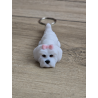 Breloczek Maltańczyk 3d - Seria Psów Dog Brelok Druk3d fidget Keychain