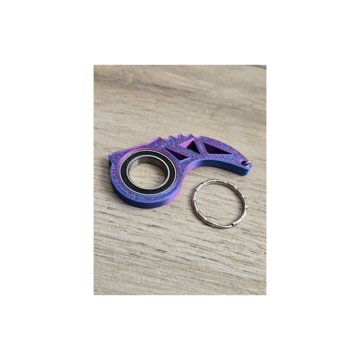 Keyspinner dwukolorowy - Brelok Druk3d KeyRambit KeyFlipper fidget Keychain