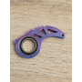 Keyspinner dwukolorowy - Brelok Druk3d KeyRambit KeyFlipper fidget Keychain