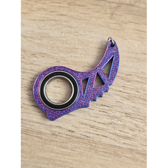 Keyspinner dwukolorowy - Brelok Druk3d KeyRambit KeyFlipper fidget Keychain