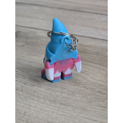 Gnon Girl 2w1 Brelok i magnes na lodówkę 3d - Brelok Druk3d fidget Keychain