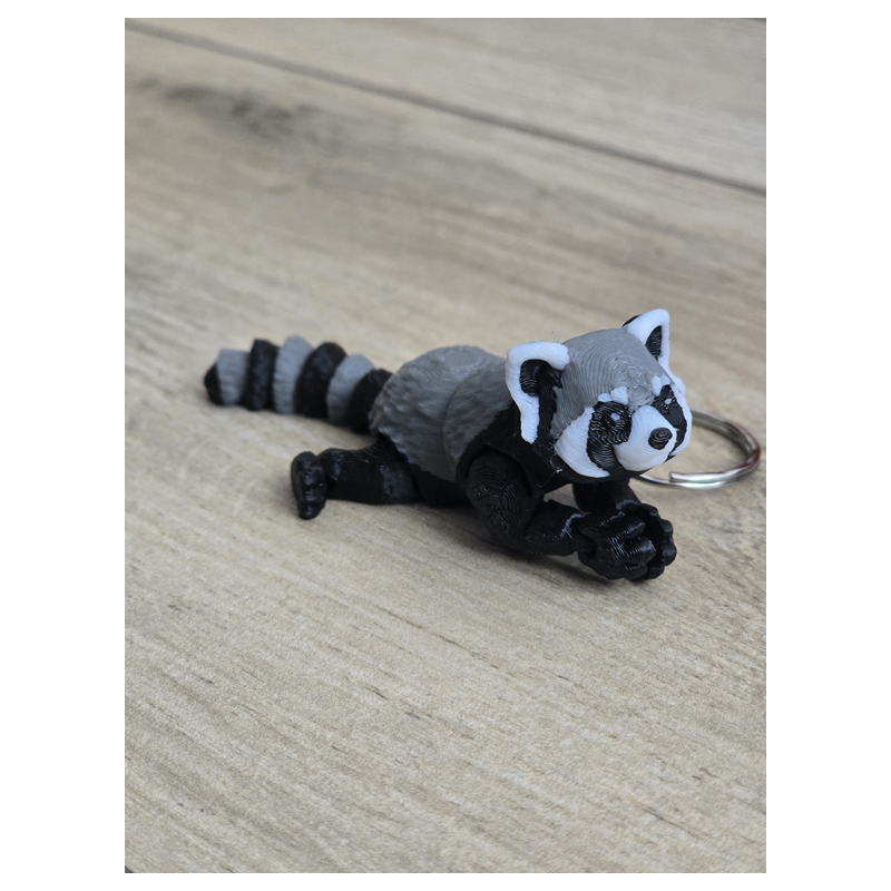 Breloczek Szop Pracz 3d - Brelok Druk3d fidget Keychain mixGadzet