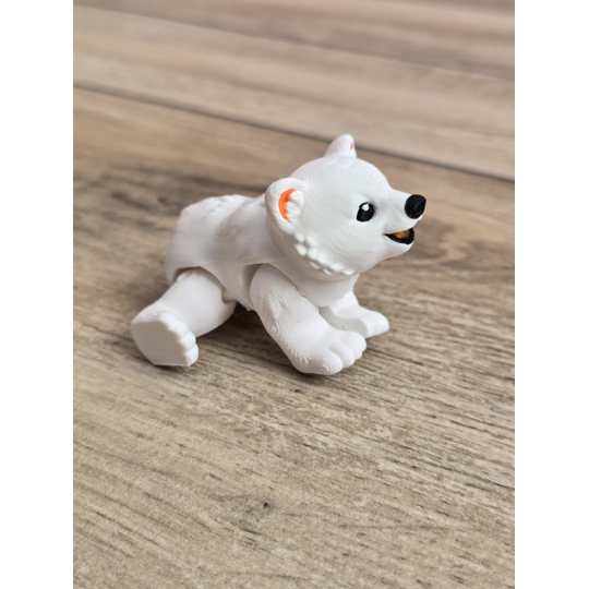 Figurka Misia Polarnego 3d - Druk3d fidget mixGadzet