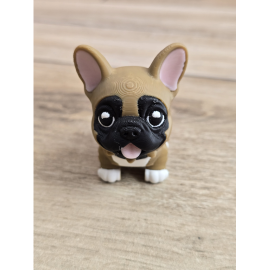Figurka Buldog Francuski 3d - Druk3d fidget mixGadzet