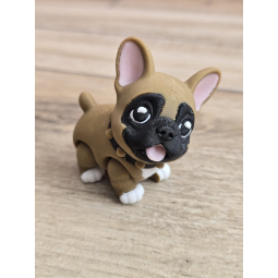 Figurka Buldog Francuski 3d - Druk3d fidget mixGadzet