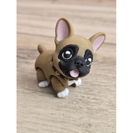 Figurka Buldog Francuski 3d - Druk3d fidget mixGadzet