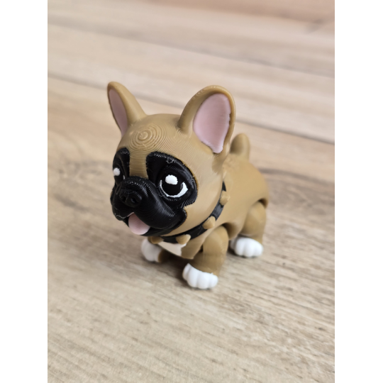 Figurka Buldog Francuski 3d - Druk3d fidget mixGadzet