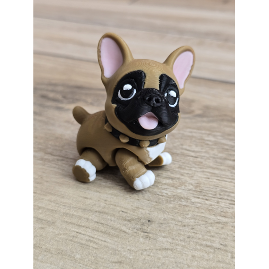Figurka Buldog Francuski 3d - Druk3d fidget mixGadzet
