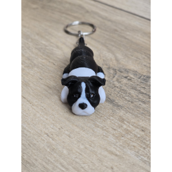 Breloczek Staffordshire Bull Terrier 3d - Seria Psów Druk3d fidget Keychain