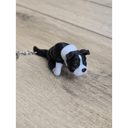 Breloczek Staffordshire Bull Terrier 3d - Seria Psów Druk3d fidget Keychain