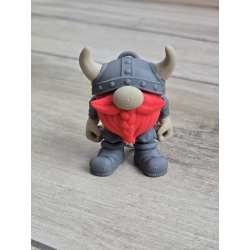 Breloczek Flexi-Viking Gnome 3d - Brelok Druk3d fidget Keychain mixGadzet
