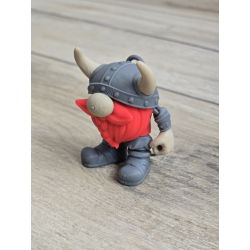 Breloczek Flexi-Viking Gnome 3d - Brelok Druk3d fidget Keychain mixGadzet