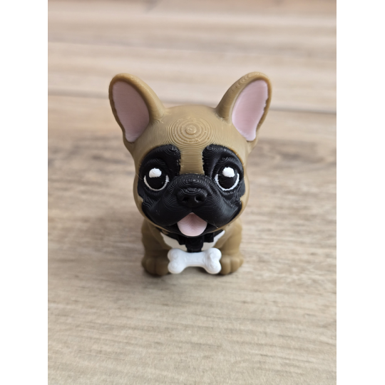 Figurka Buldog Francuski 3d - Druk3d fidget mixGadzet