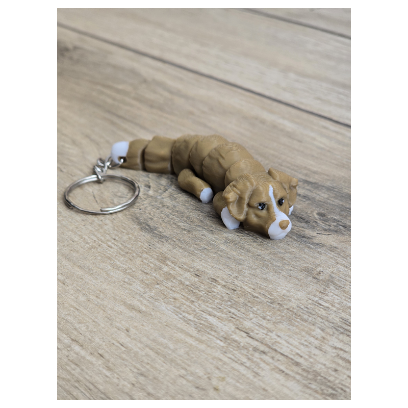 Breloczek Toller 3d - Seria Psów Brelok Druk3d fidget Keychain mixGadzet